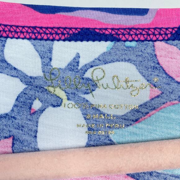 LILLY PULITZER Palmetto Dress Catwalkin Print Preppy Coastal Size Small - Picture 4 of 7